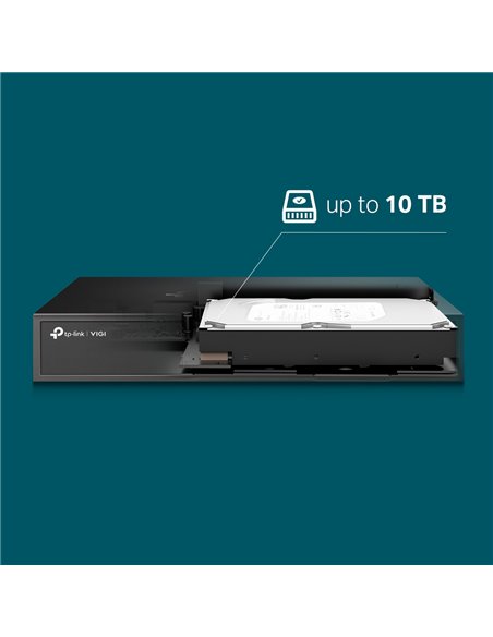 Видеорегистратор TP-LINK VIGI NVR1008H, Чёрный
