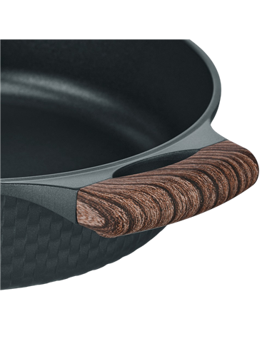 Сотейник RESTO 93906, 4,1л, 28см, Чёрный