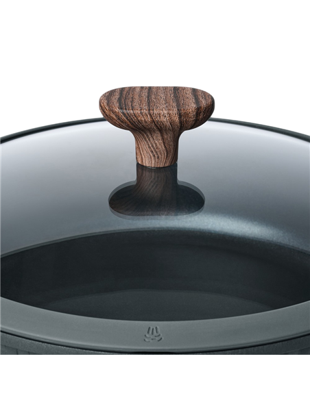 Сотейник RESTO 93906, 4,1л, 28см, Чёрный