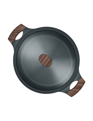 Сотейник RESTO 93906, 4,1л, 28см, Чёрный