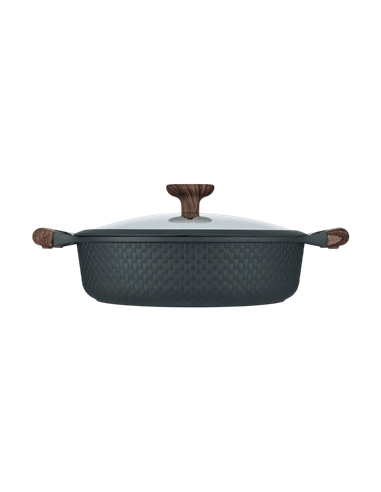 Сотейник RESTO 93906, 4,1л, 28см, Чёрный