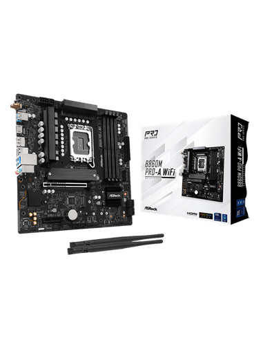 Материнская плата ASRock B860M PRO-A WIFI, LGA1851, Intel B860, Micro-ATX