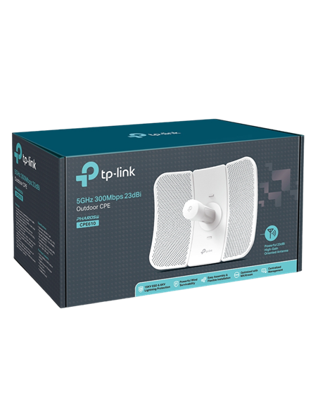Punct de acces exterior TP-LINK CPE610, 300 Mbps, Alb