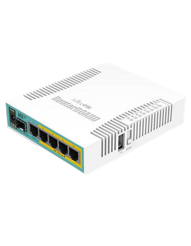 Router MikroTik hEX PoE, Alb