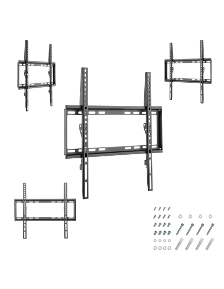 Фиксированное настенное крепление Gembird WM-55F-04, Чёрный