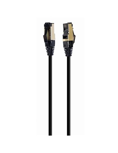 Patch cord Cablexpert PP8-LSZHCU-BK-0.5M, Cat8 S/FTP, 0,5m, Negru