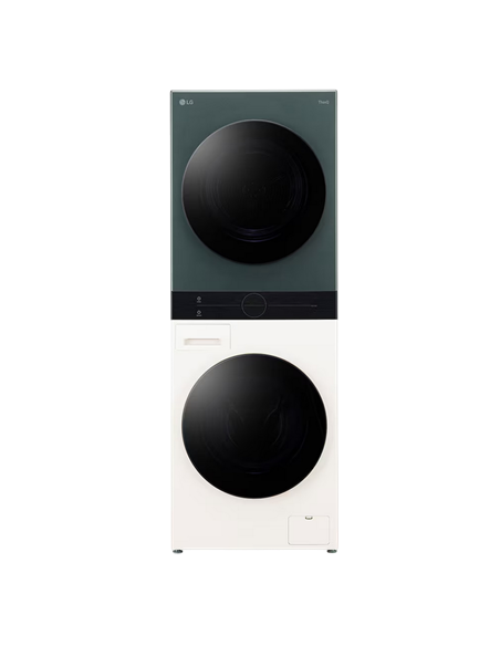 Mașină de spălat cu uscător LG WT1210EGF, 12kg, Verde | Bej