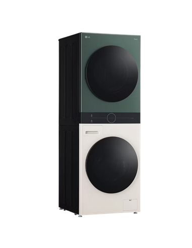 Mașină de spălat cu uscător LG WT1210EGF, 12kg, Verde | Bej
