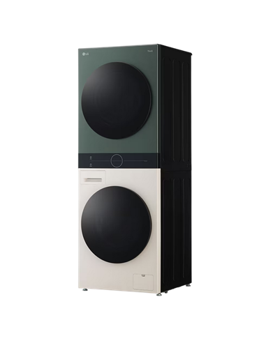 Mașină de spălat cu uscător LG WT1210EGF, 12kg, Verde | Bej