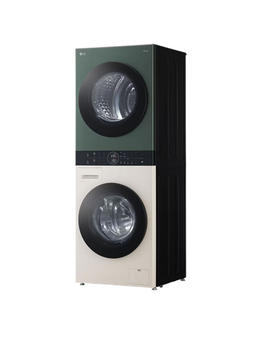 Mașină de spălat cu uscător LG WT1210EGF, 12kg, Verde | Bej