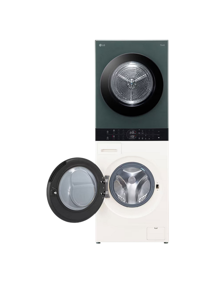 Mașină de spălat cu uscător LG WT1210EGF, 12kg, Verde | Bej