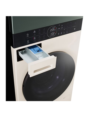 Mașină de spălat cu uscător LG WT1210EGF, 12kg, Verde | Bej