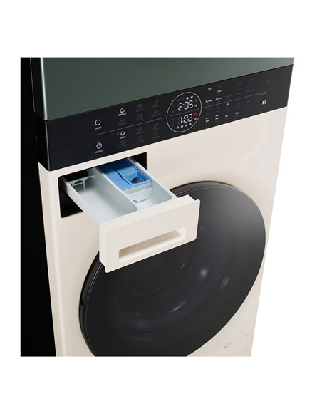 Mașină de spălat cu uscător LG WT1210EGF, 12kg, Verde | Bej