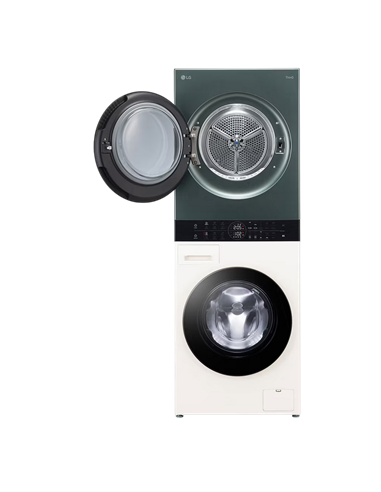 Mașină de spălat cu uscător LG WT1210EGF, 12kg, Verde | Bej