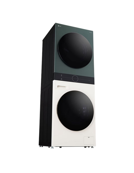 Mașină de spălat cu uscător LG WT1210EGF, 12kg, Verde | Bej