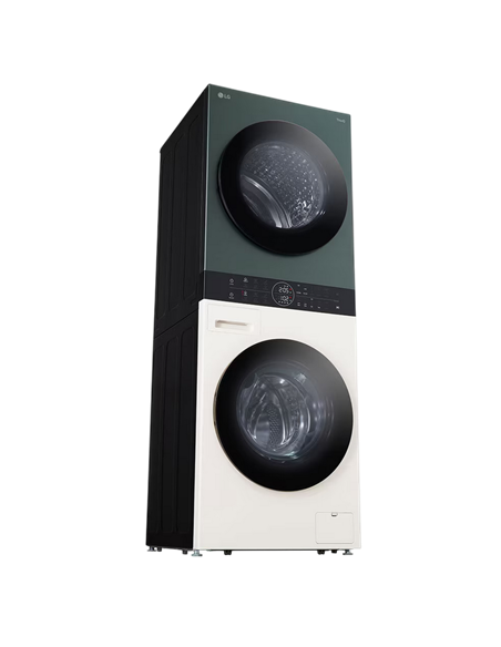 Mașină de spălat cu uscător LG WT1210EGF, 12kg, Verde | Bej