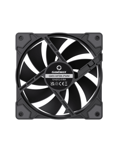 Ventilator PC Gamemax GMX-WFBK-PWM, 120 mm