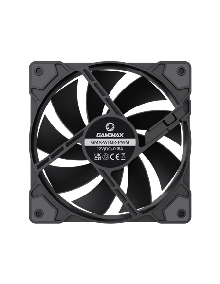 Ventilator PC Gamemax GMX-WFBK-PWM, 120 mm