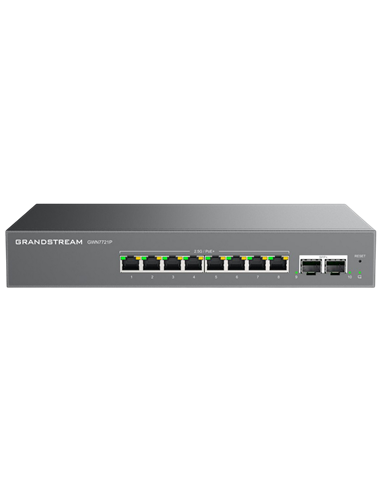 Comutator PoE Grandstream GWN7721P, 8x IEEE 802.3af/at