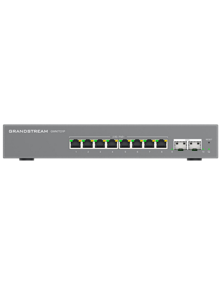 Comutator PoE Grandstream GWN7721P, 8x IEEE 802.3af/at