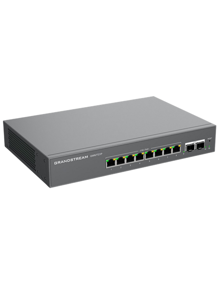 Comutator PoE Grandstream GWN7721P, 8x IEEE 802.3af/at