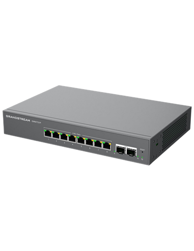 Comutator PoE Grandstream GWN7721P, 8x IEEE 802.3af/at