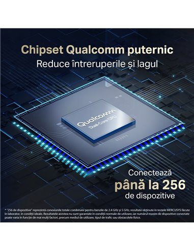 Беспроводной маршрутизатор MERCUSYS MR80X, Чёрный