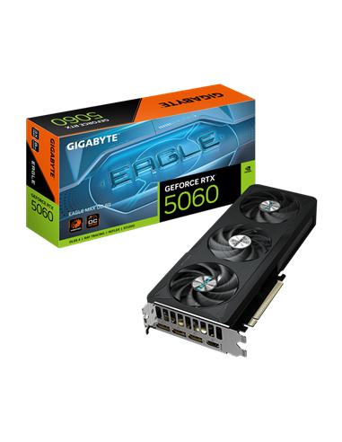 Видеокарта Gigabyte GV-N5060EAGLEMAX OC-8GD, 8GB GDDR7 128бит