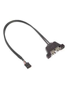 Cablu ASRock DESKMINI 2X USB 2.0, Negru