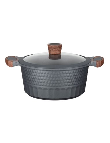 Cratiță RESTO 93503, 4.6L, 24cm, Negru