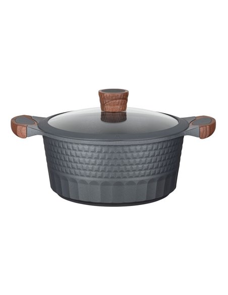 Cratiță RESTO 93503, 4.6L, 24cm, Negru