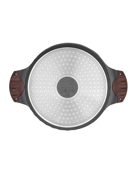 Cratiță RESTO 93503, 4.6L, 24cm, Negru