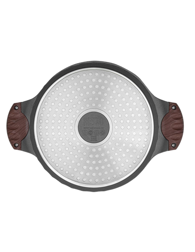 Cratiță RESTO 93503, 4.6L, 24cm, Negru