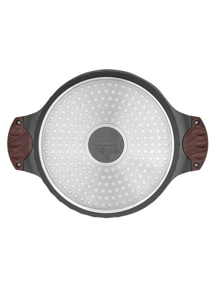 Cratiță RESTO 93503, 4.6L, 24cm, Negru