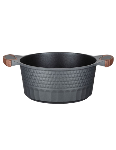 Cratiță RESTO 93503, 4.6L, 24cm, Negru