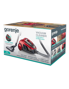 Aspirator Gorenje VCE03SPRCY, Rosu | Negru 2