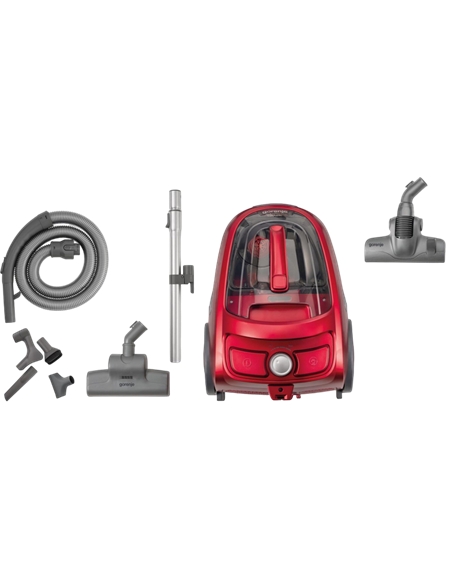Aspirator Gorenje VCE03SPRCY, Rosu | Negru