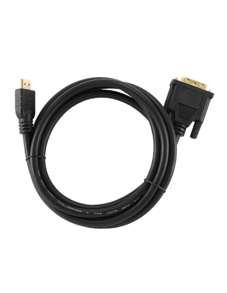 Cablu Video Cablexpert CC-HDMI-DVI-0.5M, HDMI (M) - DVI-I (M), 0,5m, Negru