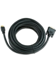 Cablu Video Cablexpert CC-HDMI-DVI-7.5MC, HDMI (M) - DVI-I (M), 7,5m, Negru 2