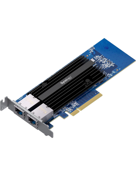 Adaptor de rețea SYNOLOGY E10G30-F2 + card suplimentar, Albastru
