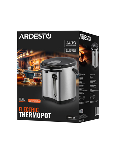 Termopot Ardesto TP-5BI, Oțel inoxidabil
