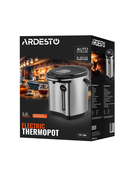 Termopot Ardesto TP-5BI, Oțel inoxidabil