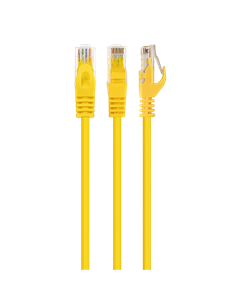 Patch cord Cablexpert PP6U-0.5M/Y, Cat6 UTP, 0,5m, Galben
