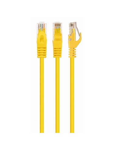 Патч-корд Cablexpert PP6U-0.5M/Y, Cat6 UTP, 0,5м, Жёлтый