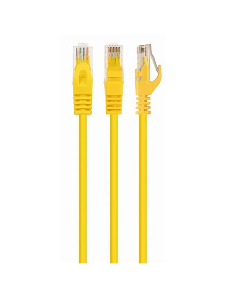 Патч-корд Cablexpert PP6U-0.5M/Y, Cat6 UTP, 0,5м, Жёлтый