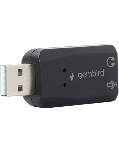 Placă de sunet Gembird SC-USB2.0-01, Negru