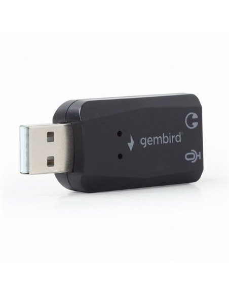 Звуковая карта Gembird SC-USB2.0-01, Чёрная Звуковая карта Gembird SC-USB2.0-01, Чёрная