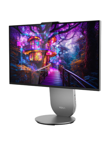 Computer All-in-One Lenovo Yoga 27IAH10, 27", Intel Core Ultra 9 285H, 32GB/1024GB, Windows 11 Pro, Luna Grey