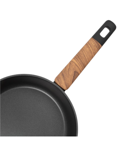 Сковорода RESTO 93183, 24см, Чёрный