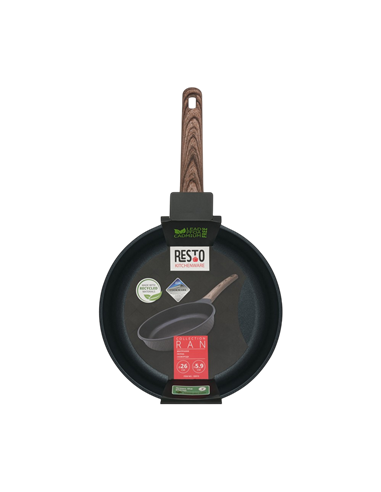 Сковорода RESTO 93910, 26см, Чёрный